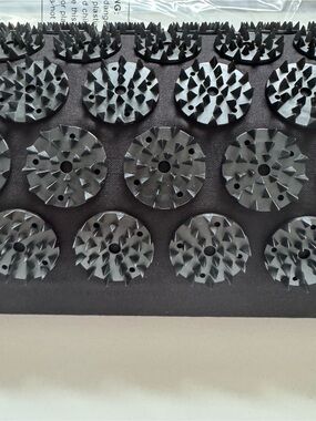 Acupuncture Acupressure black Massage pillow with Raised Spiked Discs * NEW *
